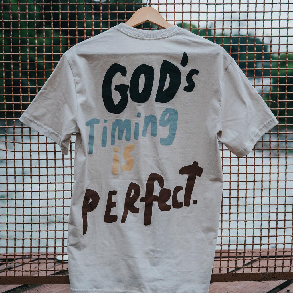 Camiseta Cristã - O tempo de Deus é perfeito