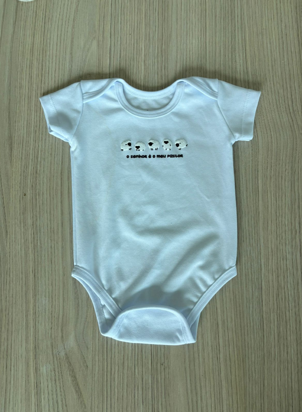 Body bebê O Senhor é o meu Pastor