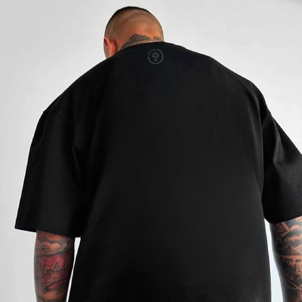 Camiseta Evangélica Preta - Jesus