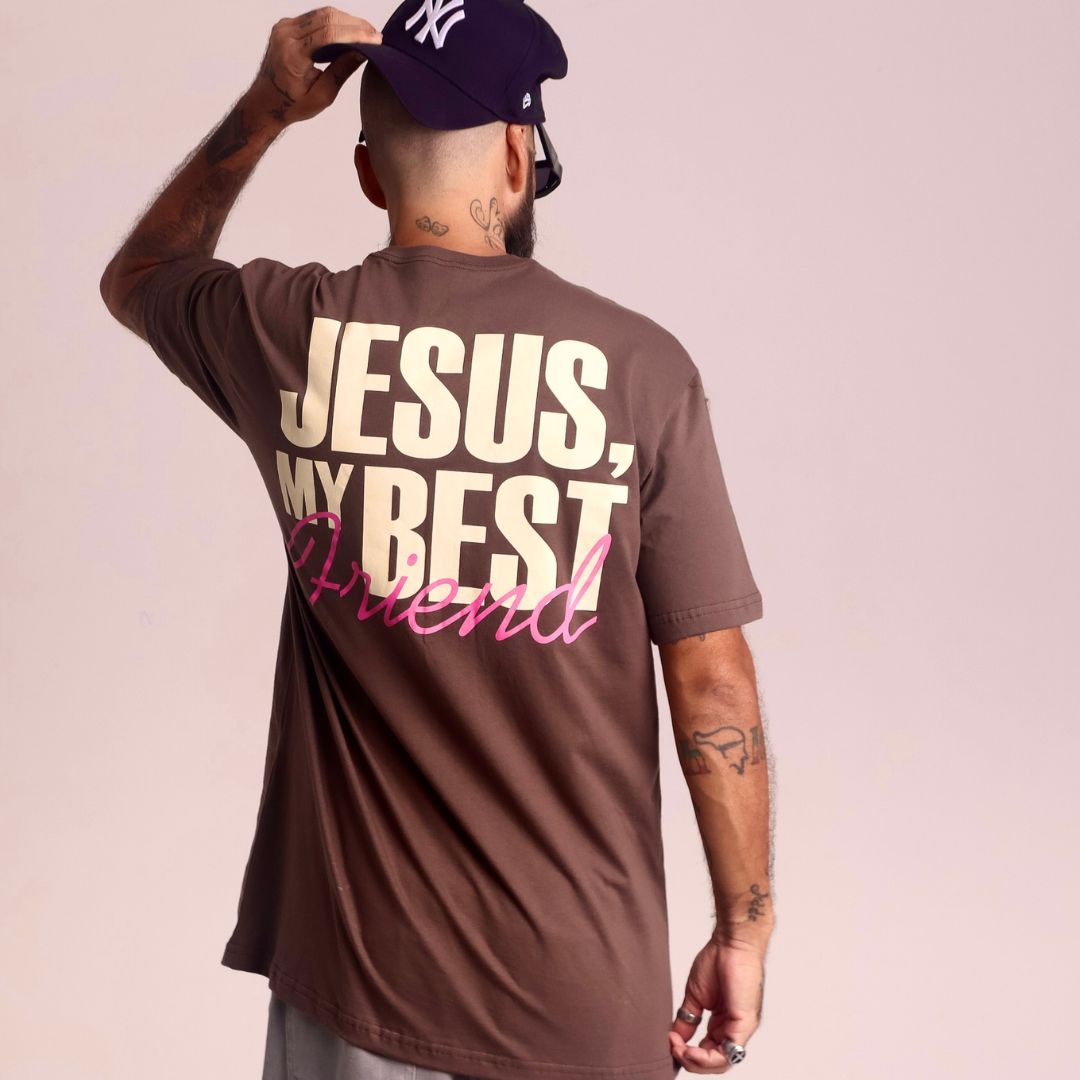 Camiseta cristã - Jesus my best Friend