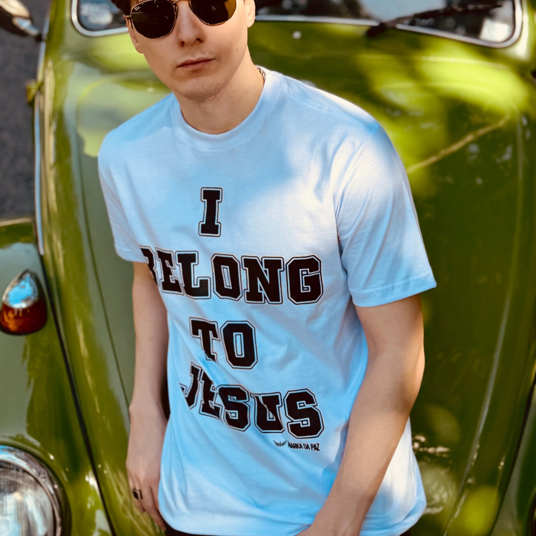 Camiseta Evangélica - Eu pertenço a Jesus