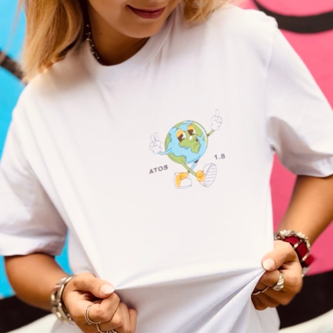 Camiseta cristã branca - Até os Confins da Terra