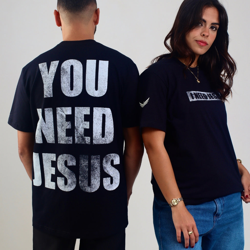 Camiseta Evangélica - Você precisa de Jesus