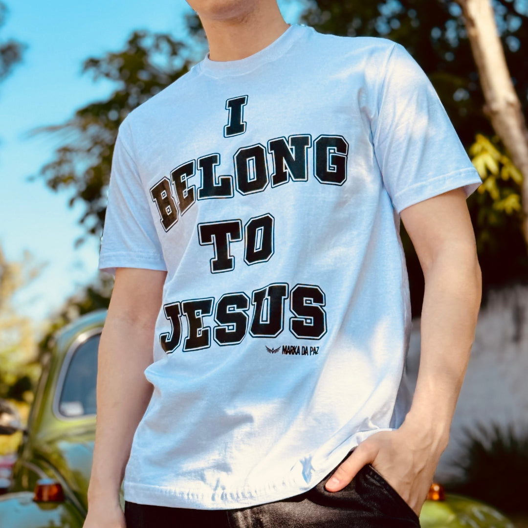 Camiseta Evangélica - Eu pertenço a Jesus