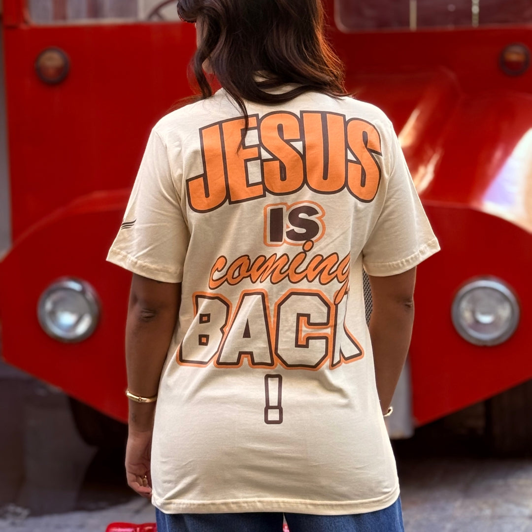 Camiseta Evangélica - Jesus está voltando!