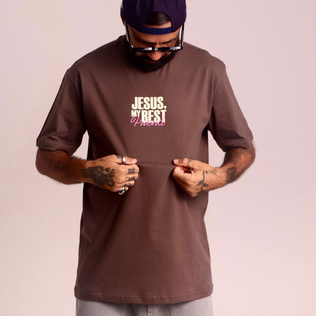 Camiseta cristã - Jesus my best Friend