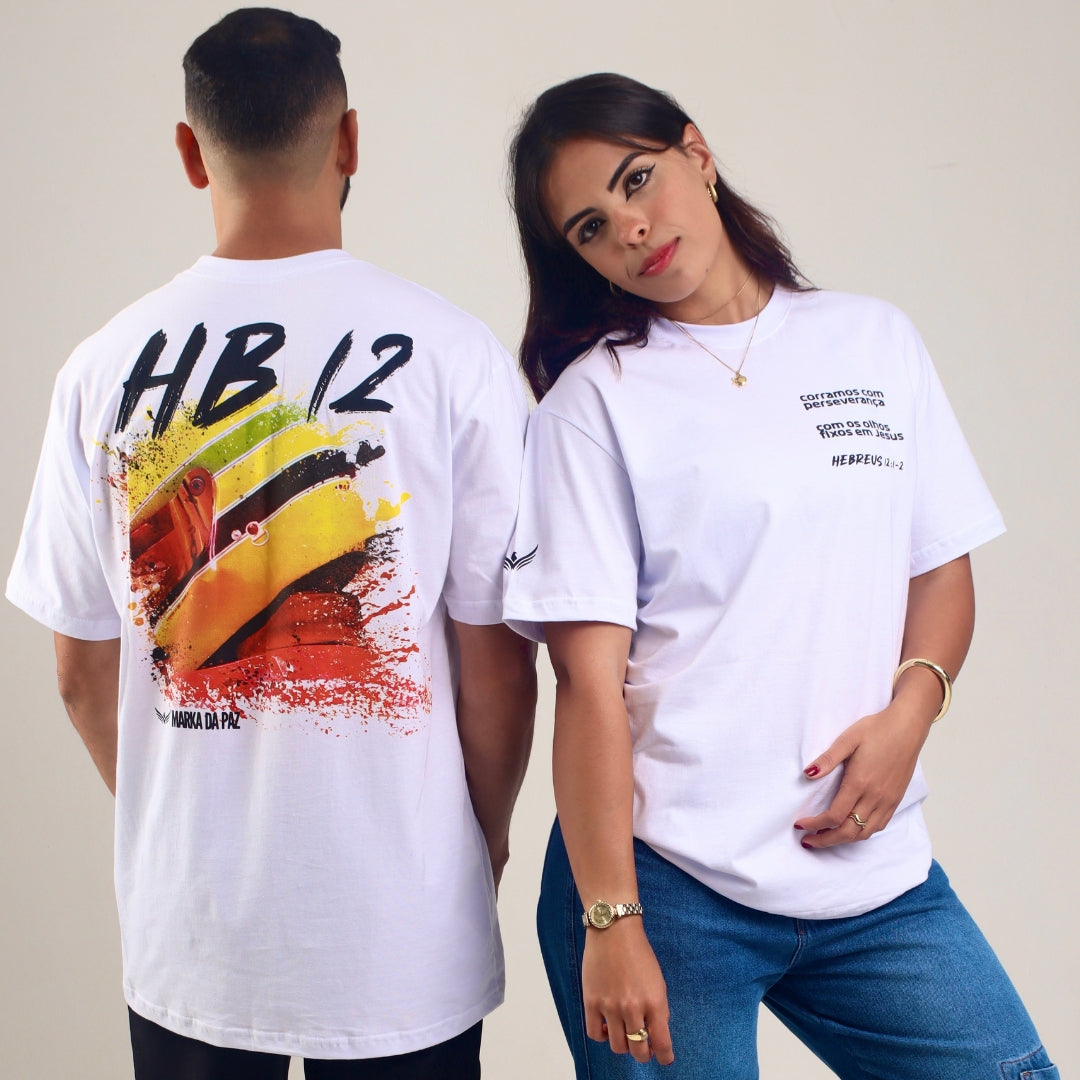 Camiseta Evangélica - Hebreus 12