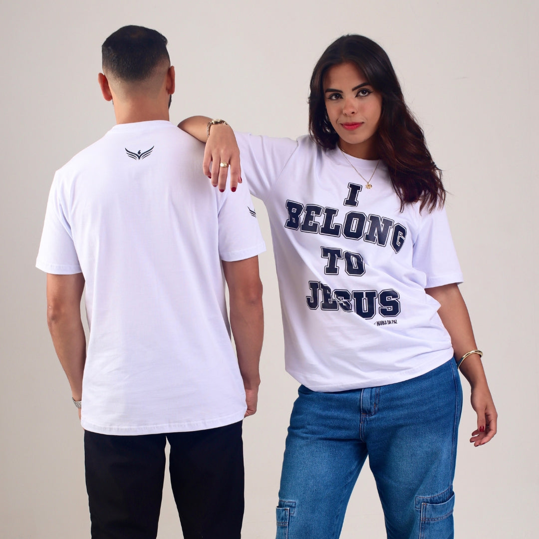 Camiseta Evangélica - Eu pertenço a Jesus