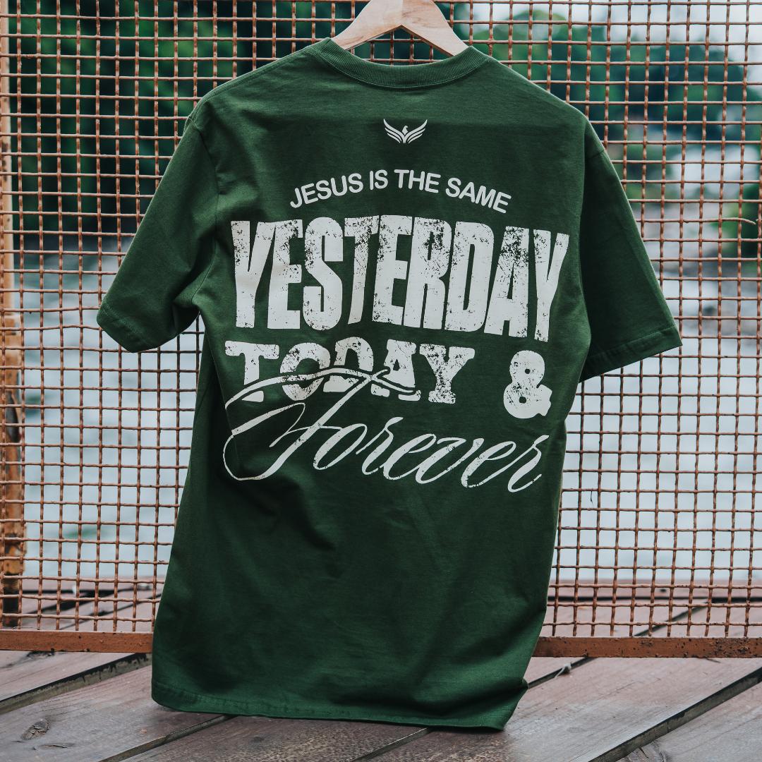 Camiseta Cristã - JESUS IS THE SAME!