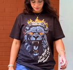 Camiseta Cristã - do Trono ruge o Leão