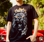 Camiseta Cristã - do Trono ruge o Leão