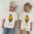 T-SHIRT INFANTIL CHRISTIAN BEAR FELIZ É A NAÇÃO - MARFIM