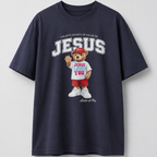 T-SHIRT  CHRISTIAN BEAR UM JEITO BONITO... JESUS GRAFITE  ﻿