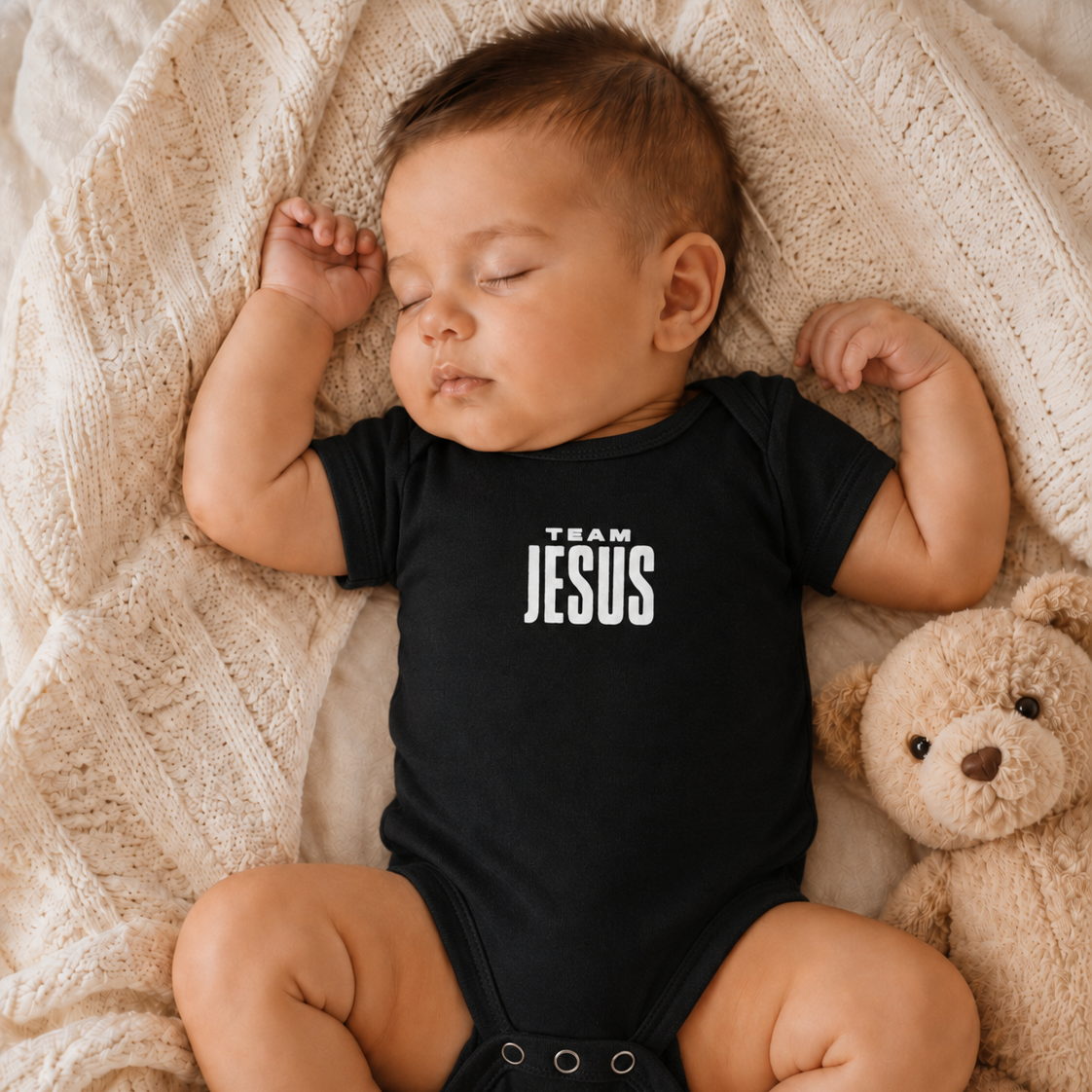 Body bebê Team Jesus