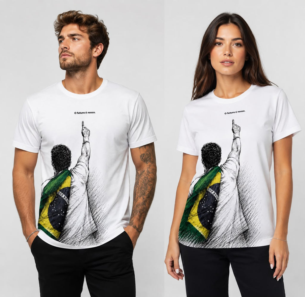 Camiseta Brasil - Nikolas Ferreira em Colab com a MKP