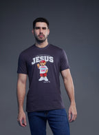 T-SHIRT  CHRISTIAN BEAR UM JEITO BONITO... JESUS GRAFITE  ﻿